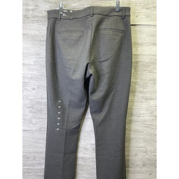 Express Columnist Pants Womens 12 Gray Bootcut High Rise Work Career - Picture 10 of 12